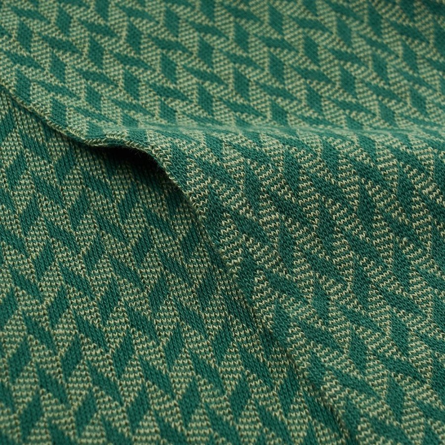 Accessories Corgi | Chevron Green Cotton Socks